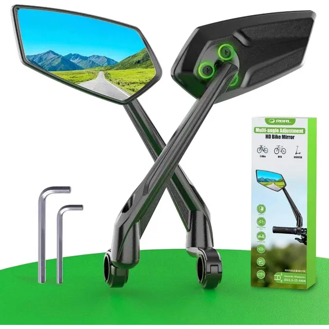 RBRL Drop-Proof Handlebar Mirror – Pair (left + right)