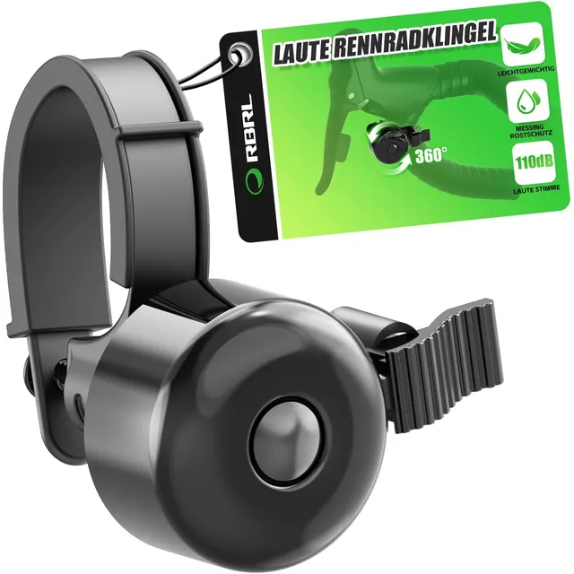 RBRL Drehbare 110-dB-Rennradklingel – Standard