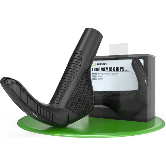RBRL Manopole ergonomiche con ali – Nero