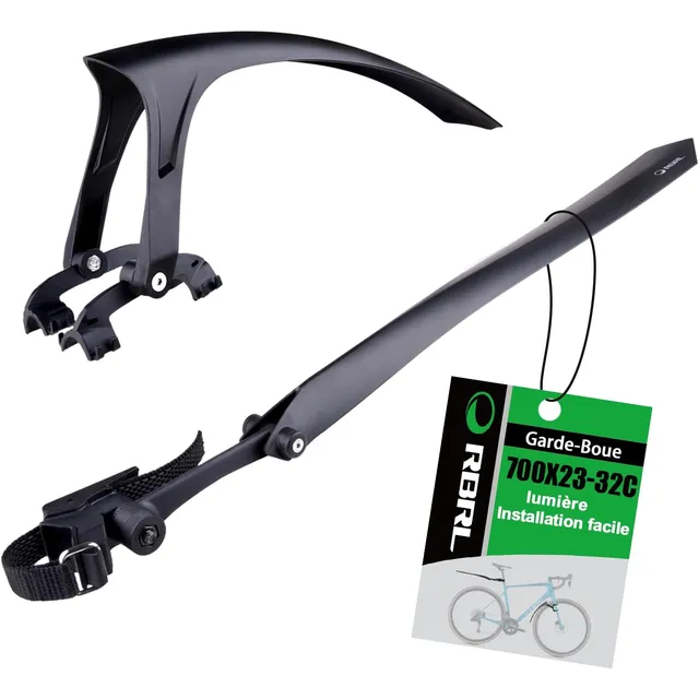 RBRL Garde-boue route 700C et vélo pliant – Kit avant + arrière