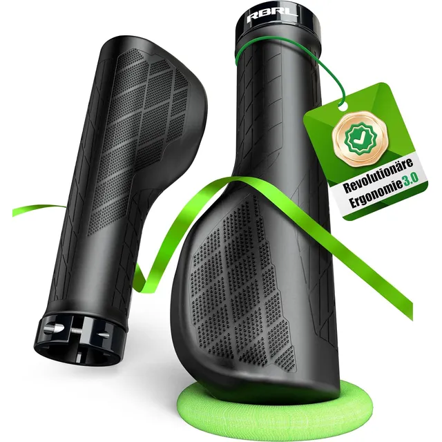 RBRL Ergonomic Lock-On Grips – Black