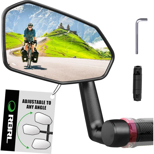 RBRL Extra-Large Bar-End Mirror – Pair (left + right)