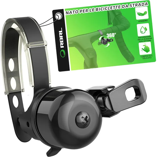 RBRL Campanello da corsa in ottone 100 dB – Singolo